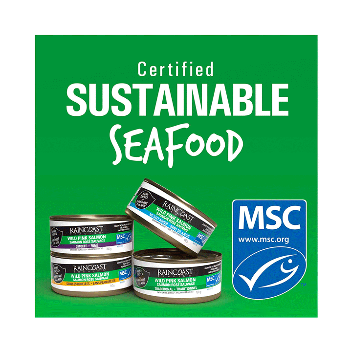 Raincoast Trading Wild Pink Salmon - No Salt Added, 160g