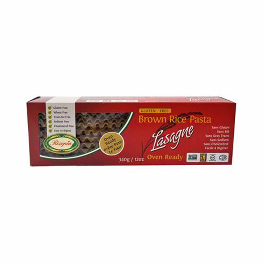 Rizopia Brown Rice Lasagne Sheets, 454g