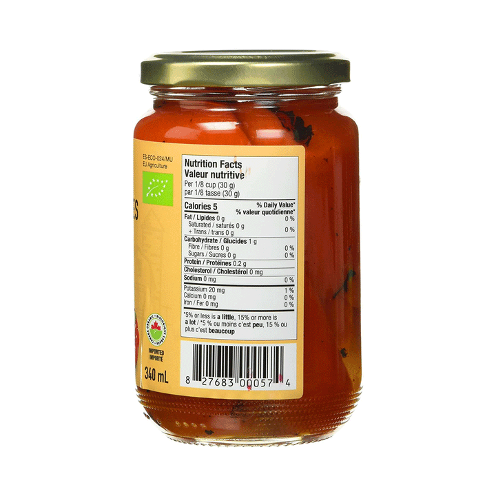 Savör Organic Roasted Red Peppers, 340ml