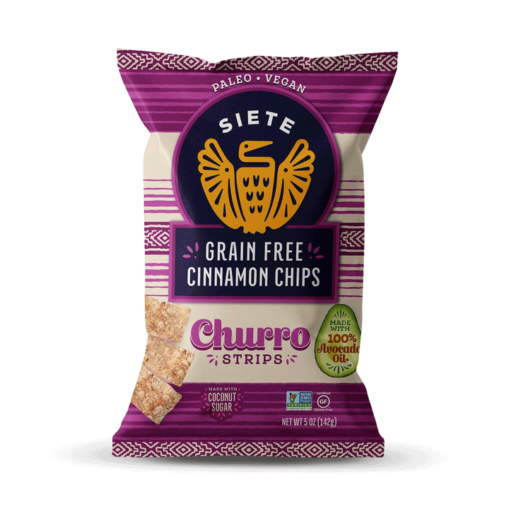 Siete Grain Free Churro Strips, 142g