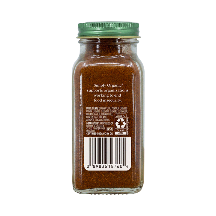 Simply Organic Chili Powder, 82g