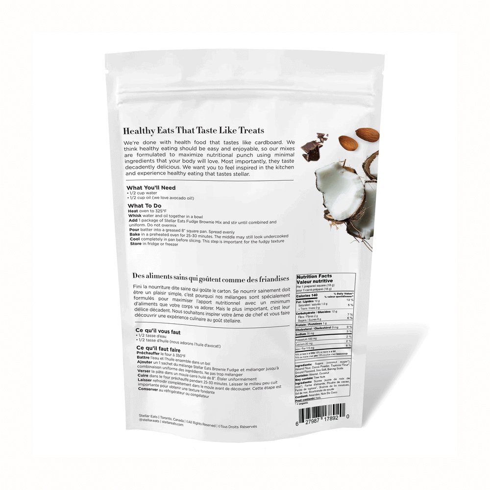 Stellar Eats Fudge Brownie Grain-Free Baking Mix, 266g