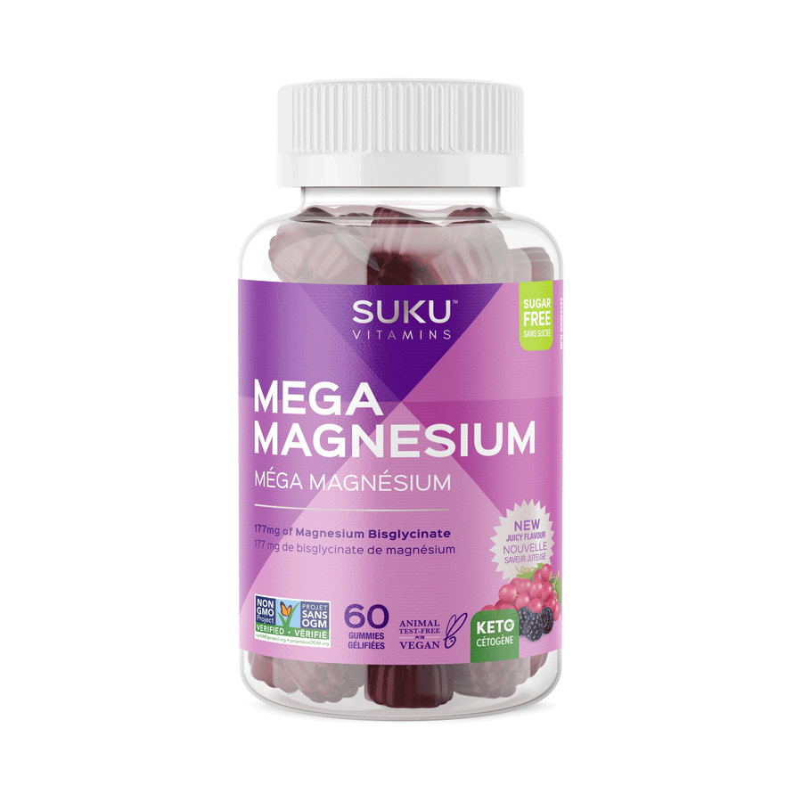 Suku Vitamins - Mega Magnesium, 60 Gummies