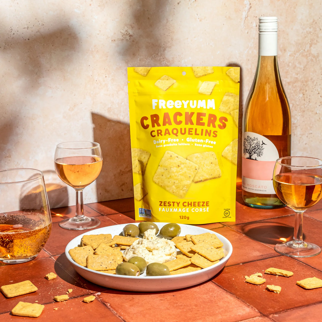 Freeyumm Crackers Zesty Cheeze, 120g