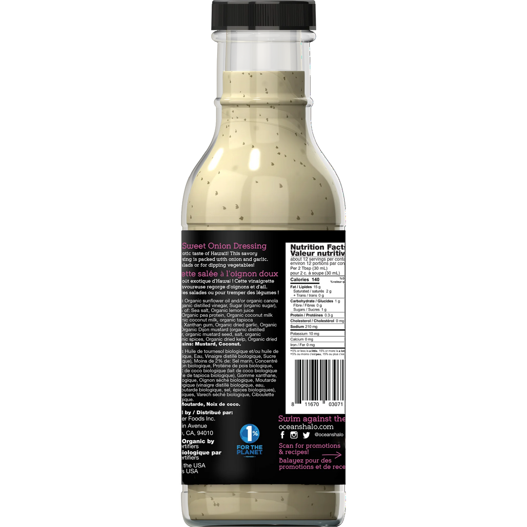 Ocean's Halo Organic Maui Onion Ranch Dressing, 355ml