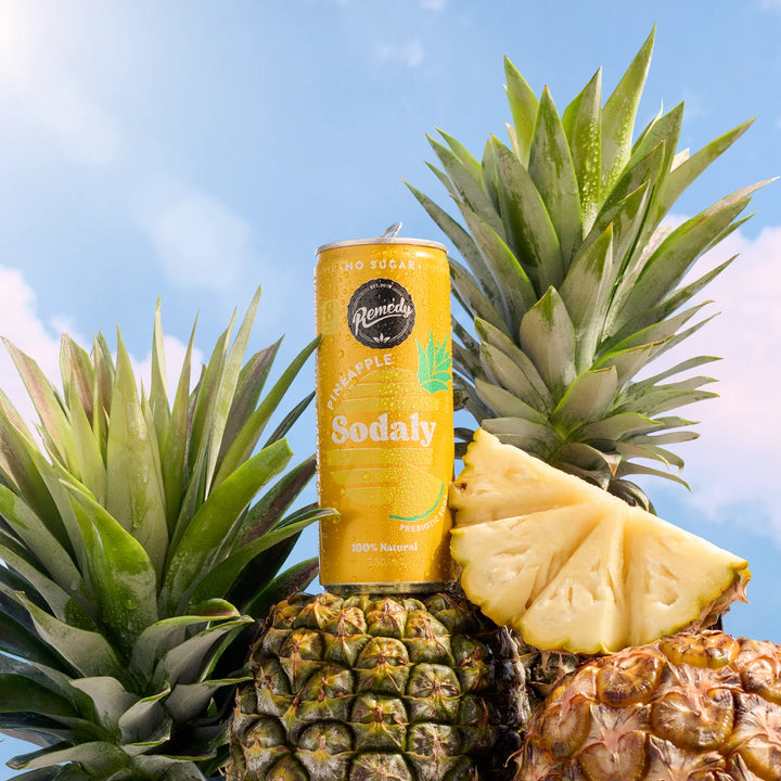 Remedy Sodaly Pineapple No Sugar, 4x355ml
