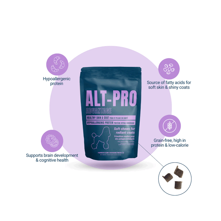 ALT-PRO Advantage Healthy Skin & Coat Biscuits - Hypoallergenic Protein, 130g