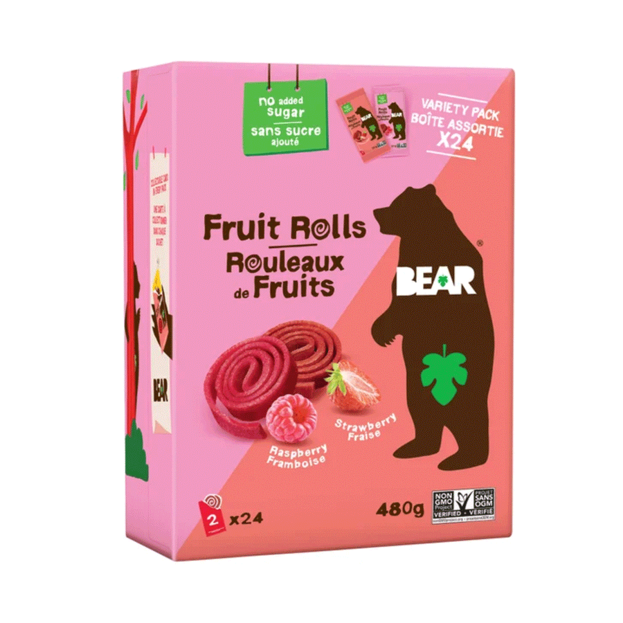 BEAR Fruit Rolls, 24x20 g