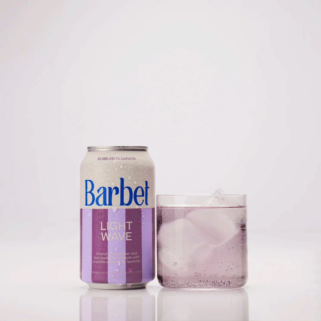 Barbet Sparkling Water Light Wave, 355ml