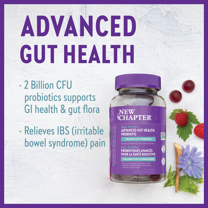 New Chapter All-Flora Advanced Gut Health Probiotic, 60 ct