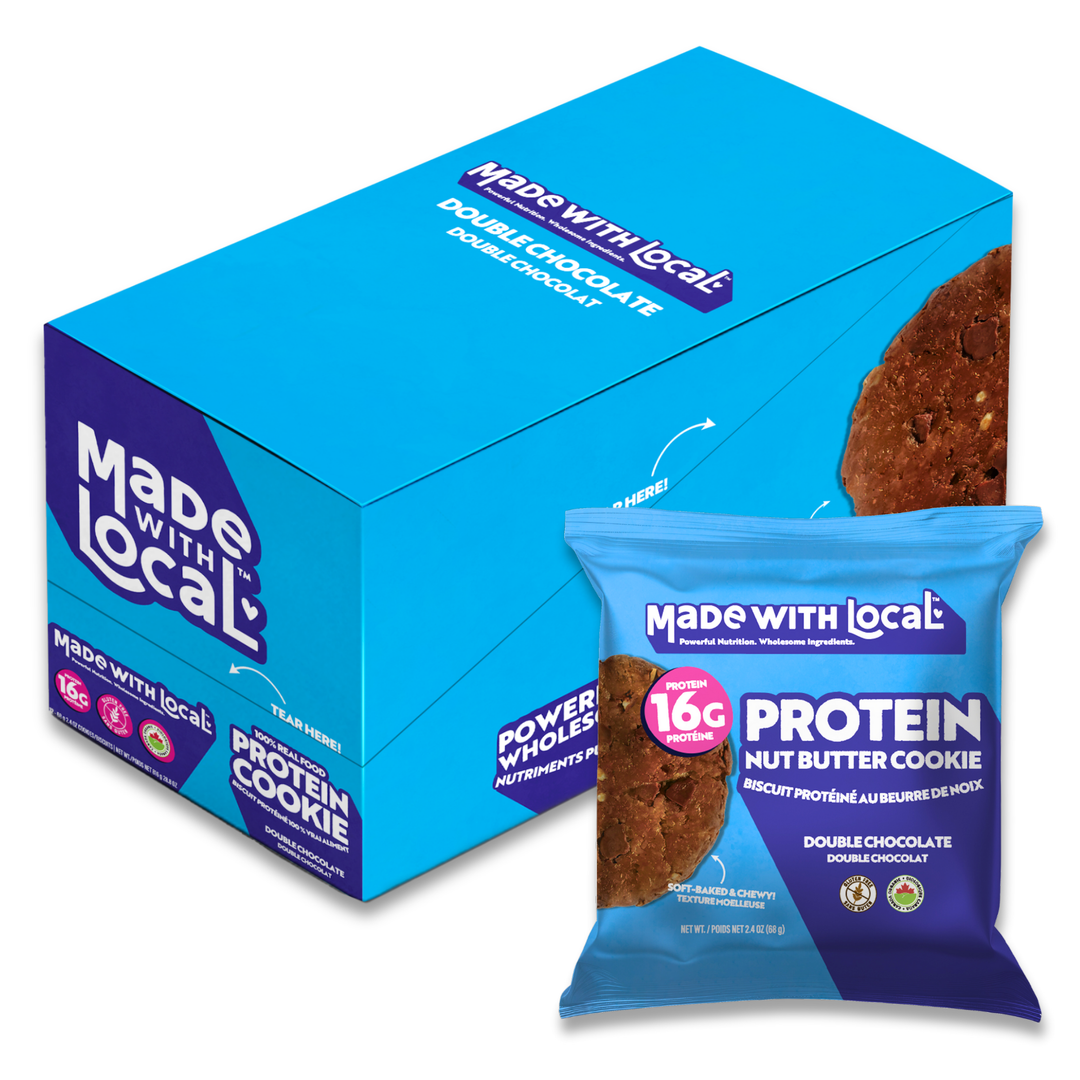 Made With Local Double Chocolate Protein Cookie, 12 x 68g