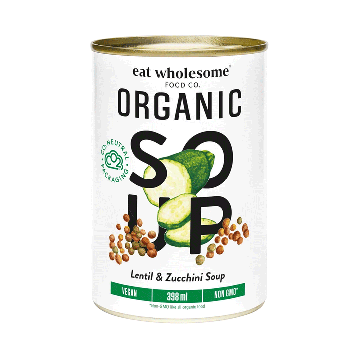 Eat Wholesome Organic Lentil & Zucchini Soup, 398ml