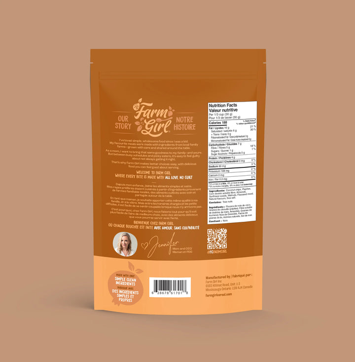 Farm Girl Gluten Free Salted Caramel Granola, 300g