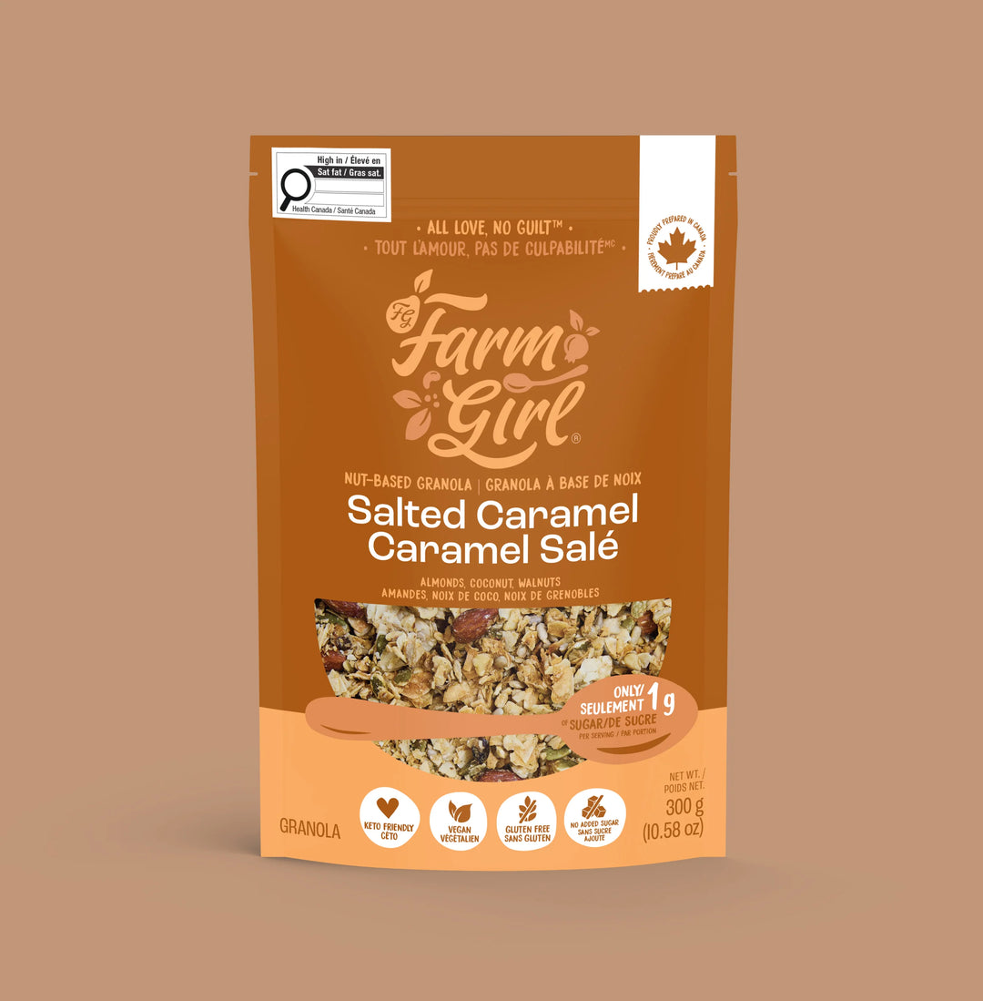 Farm Girl Gluten Free Salted Caramel Granola, 300g