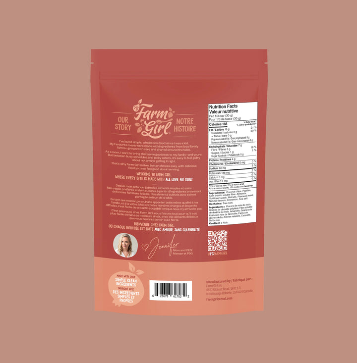 Farm Girl Gluten Free Cinnamon Maple Granola, 300g