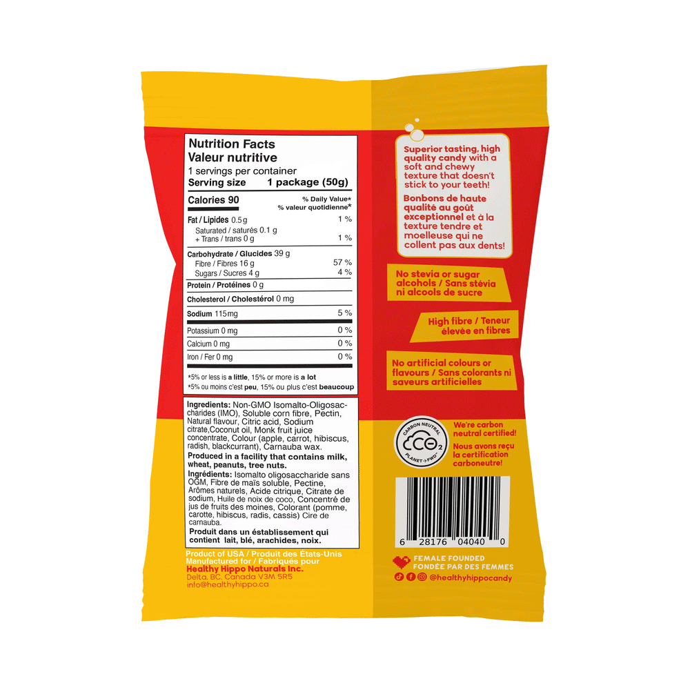 Healthy Hippo Cola Bottles, 50g