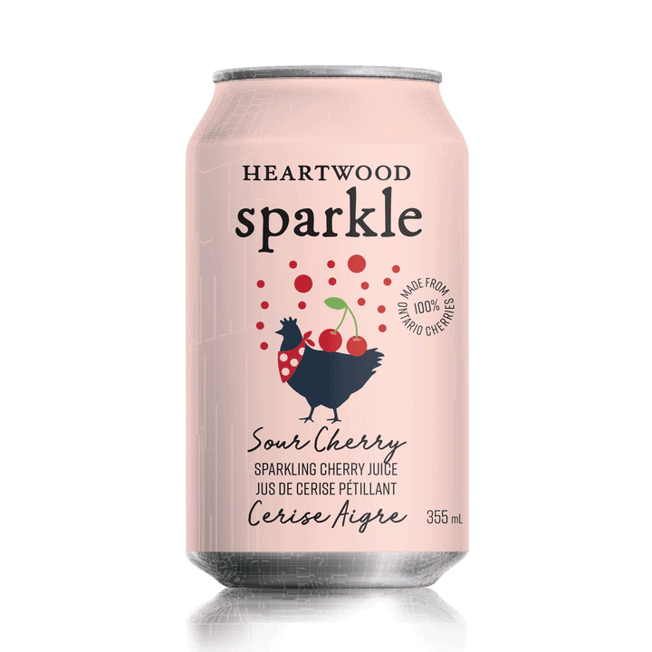 Heartwood Farm Sour Cherry Sparkle, 4x355ml