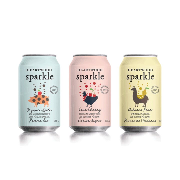 Heartwood Farm Apple Sparkle, 4x355ml