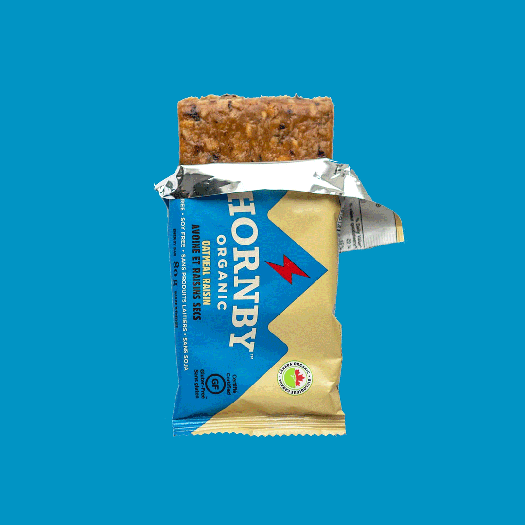 Hornby Organic Oatmeal Raisin Energy Bar, 12x80g