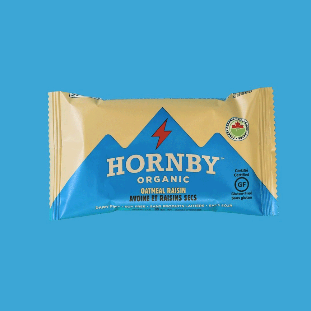Hornby Organic Oatmeal Raisin Energy Bar, 12x80g