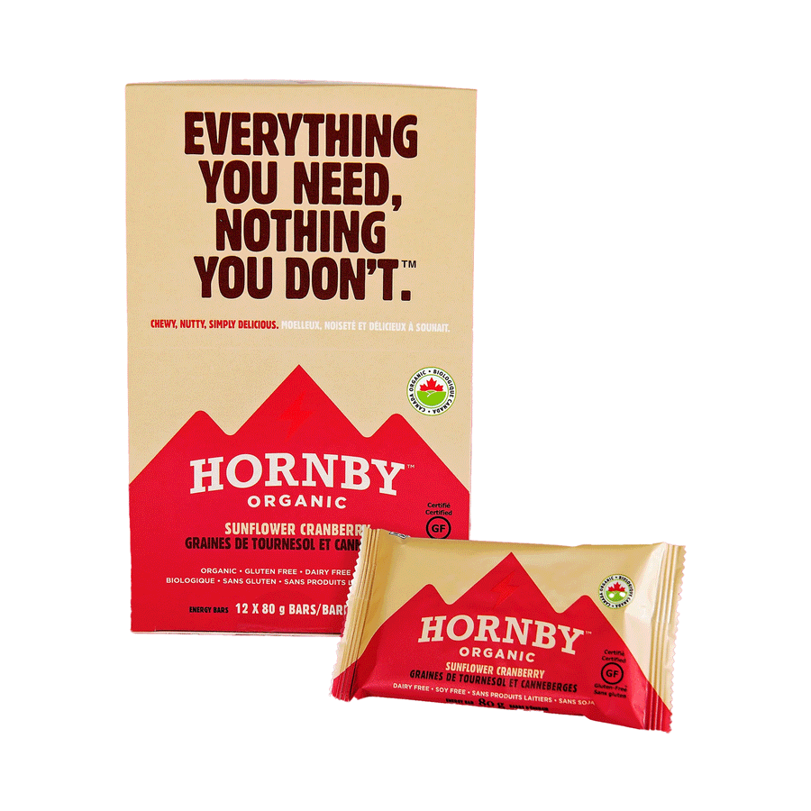 Hornby Organic Cranberry Sunflower Energy Bar, 12x80g
