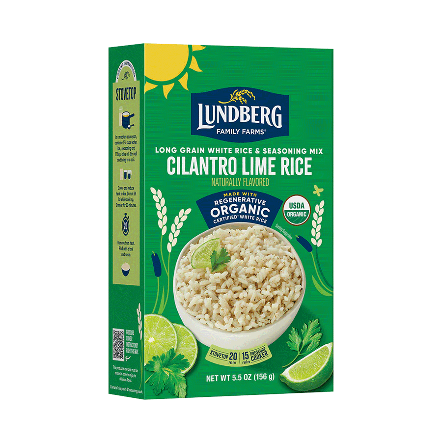 Lundberg Family Farms Organic Cilantro Lime Rice, 156g