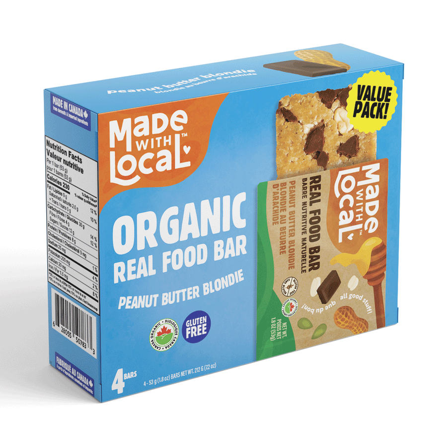 Made With Local Peanut Butter Blondie, 4x53g Bars
