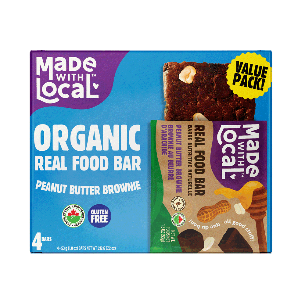 Made With Local Peanut Butter Brownie, 4x53g Bars
