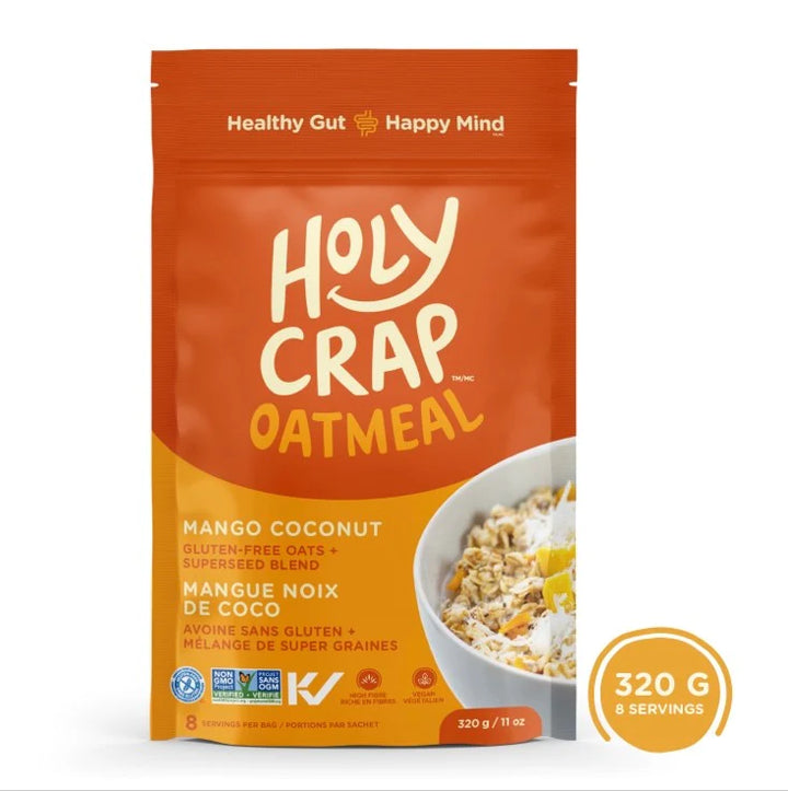 Holy Crap Organic Mango Coconut Oatmeal, 320g