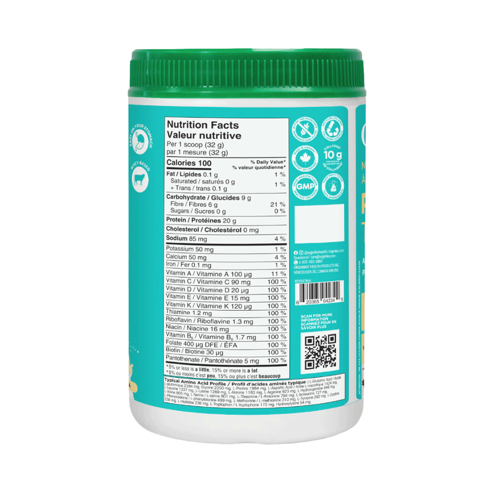 Organika Whey-Based Daily Nutrition All-In-One Protein - Vanilla, 640g