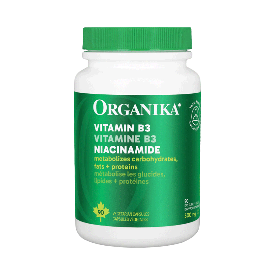 Organika Vitamin B3 Niacinamide - 90 Capsules