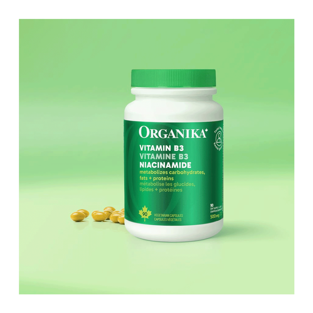 Organika Vitamin B3 Niacinamide - 90 Capsules