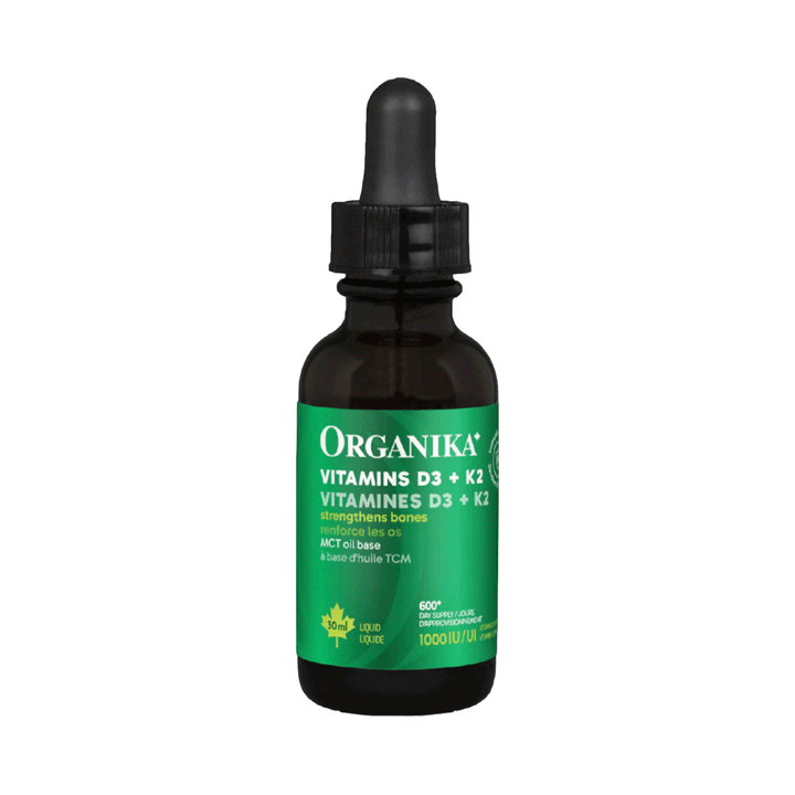 Organika Vitamin D3 + K2 Drops, 30ml