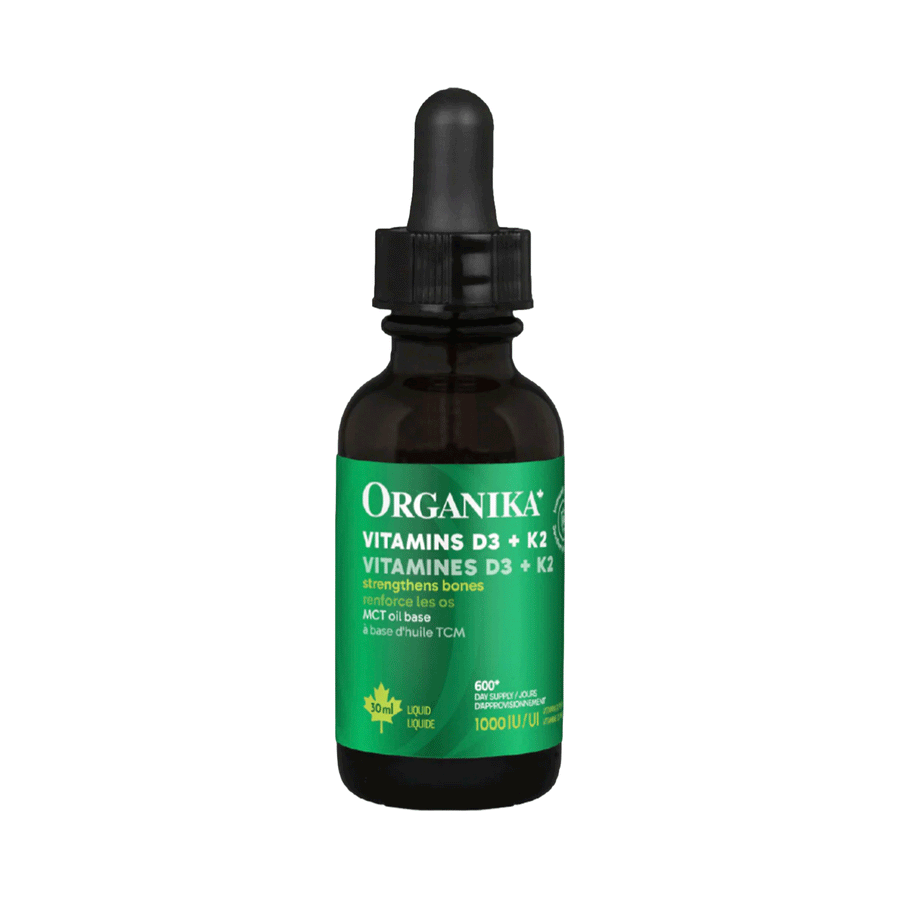 Organika Vitamin D3 + K2 Drops, 30ml