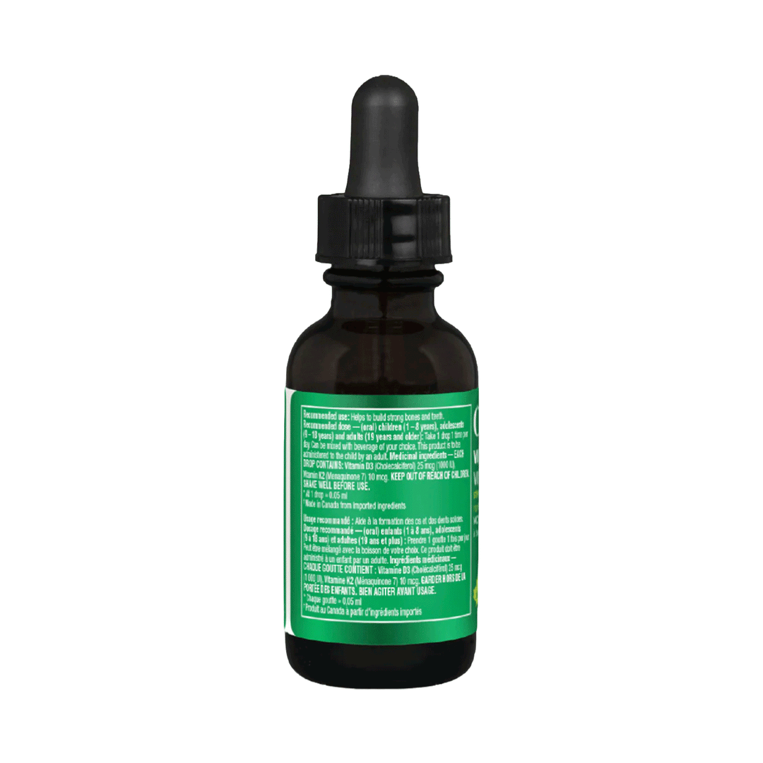 Organika Vitamin D3 + K2 Drops, 30ml