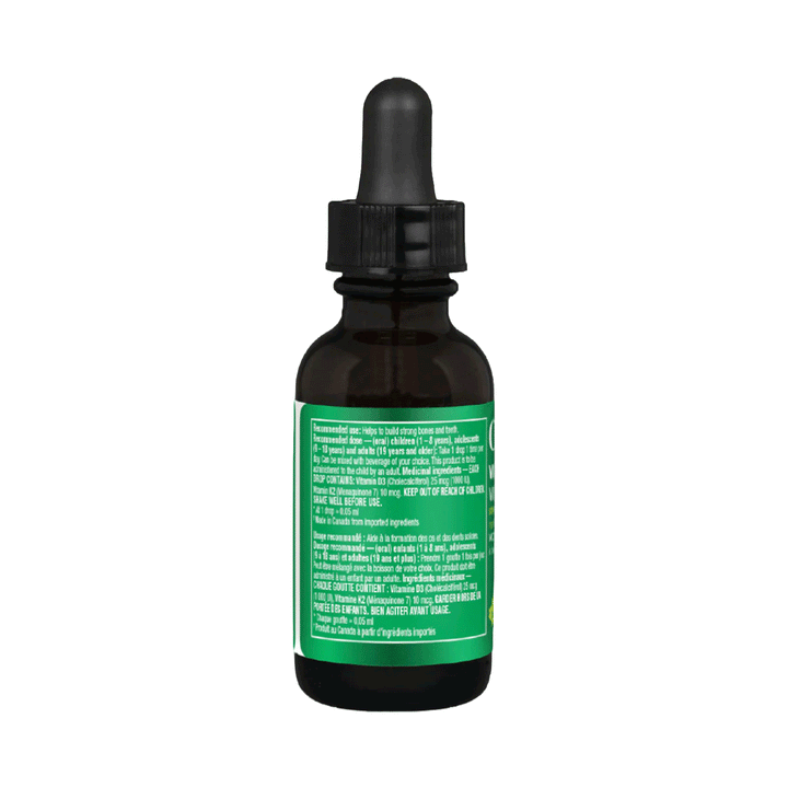 Organika Vitamin D3 + K2 Drops, 30ml