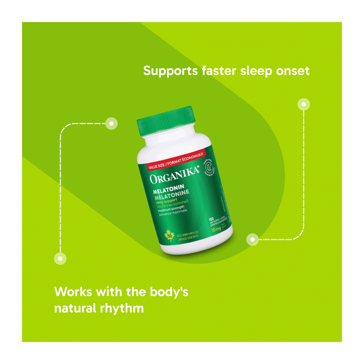 Organika Melatonin (Value Size) - 150 Capsules