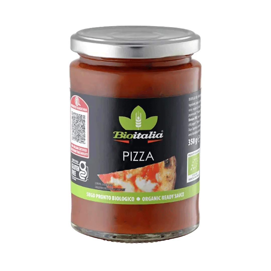 Bioitalia Organic Tomato Sauce - Pizza, 358ml