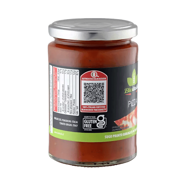 Bioitalia Organic Tomato Sauce - Pizza, 358ml