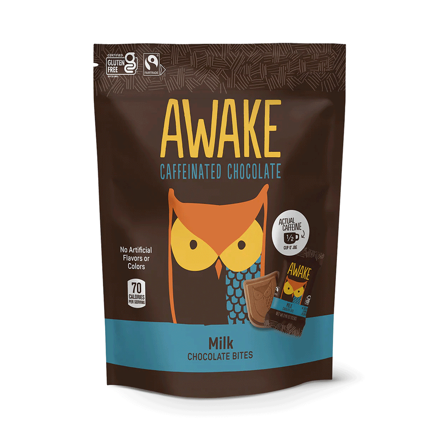 Awake Caffeinated Milk Chocolate Bites, 135g