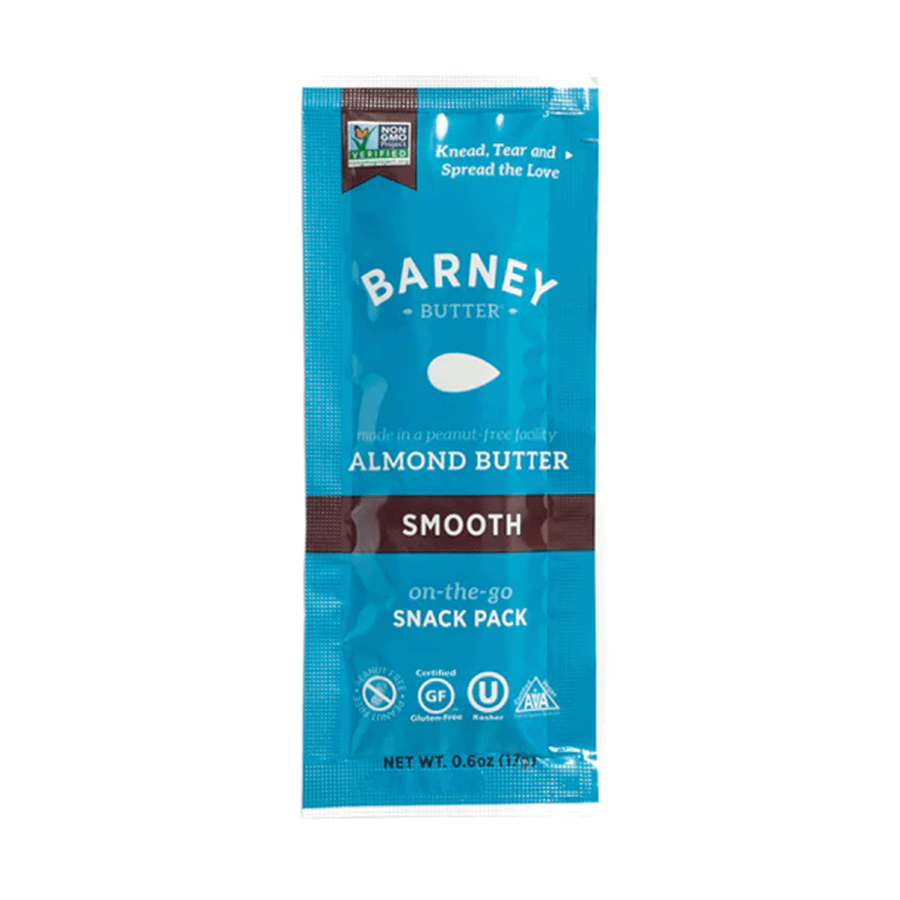 Barney Butter Almond Butter Snack Packs Smooth, 6 Pack