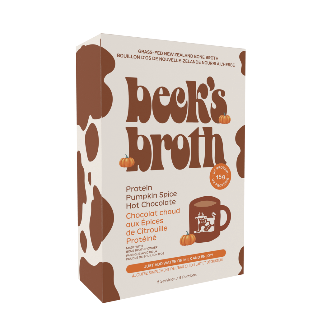 Beck's Broth Protein Pumpkin Spice Hot Chocolate,  5x37 g