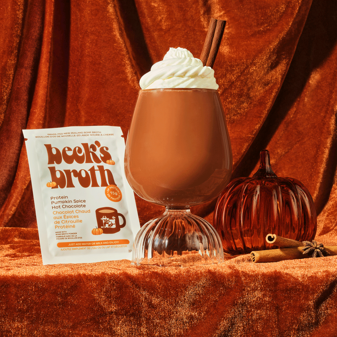 Beck's Broth Protein Pumpkin Spice Hot Chocolate,  5x37 g