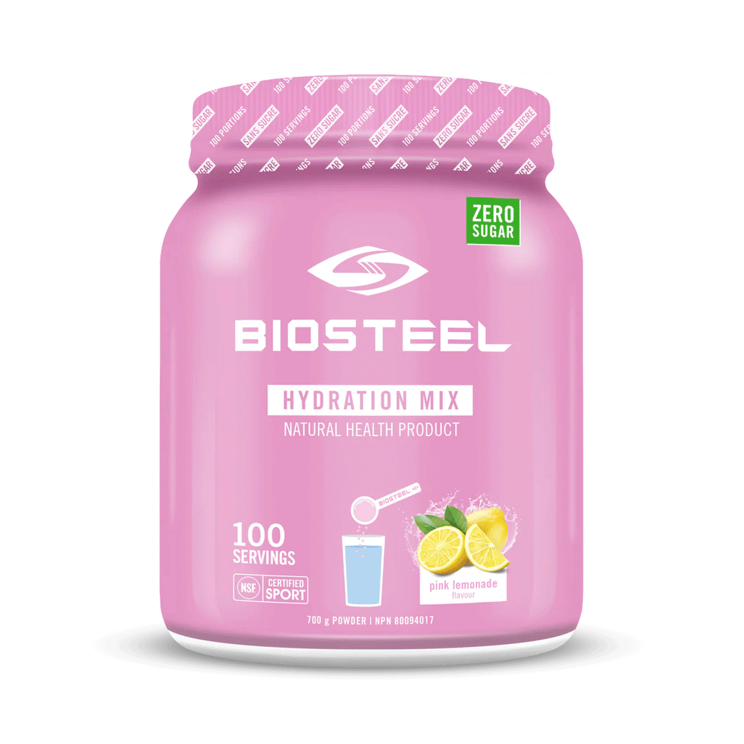 BioSteel Hydration Mix Pink Lemonade, 700g (100 Servings)