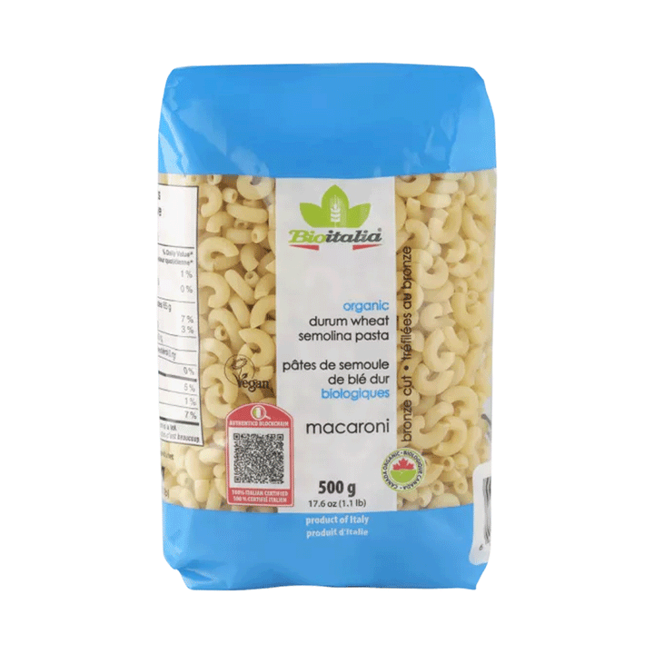 Bioitalia Organic Macaroni, 500g