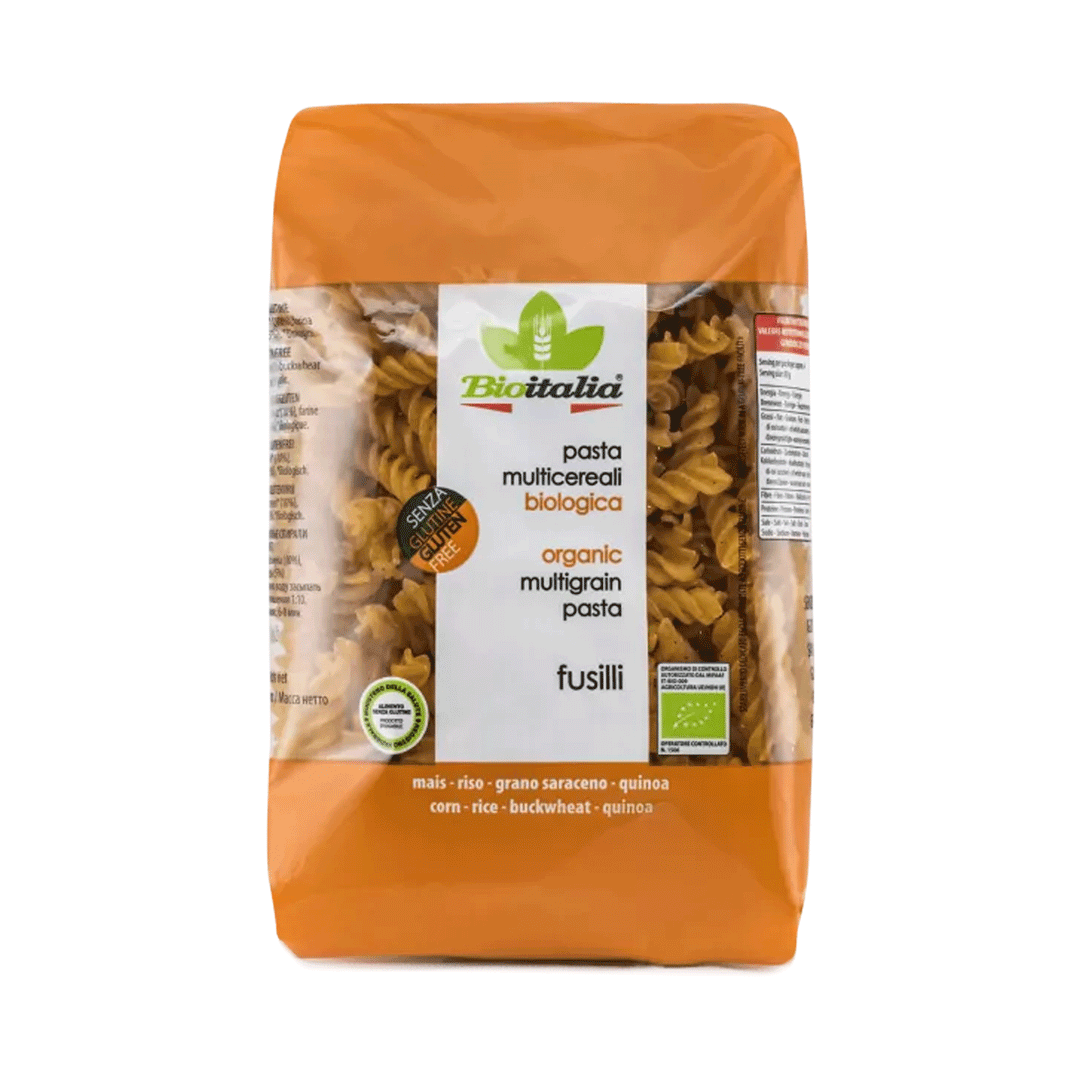 Bioitalia Organic Multigrain Gluten-Free Fusilli, 340g
