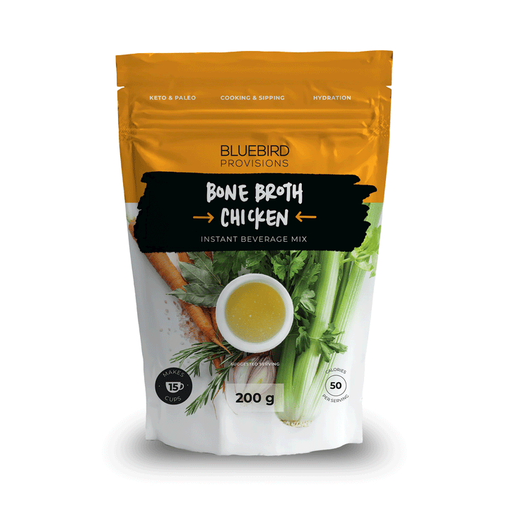 Bluebird Provisions Instant Chicken Bone Broth Powder, 200g