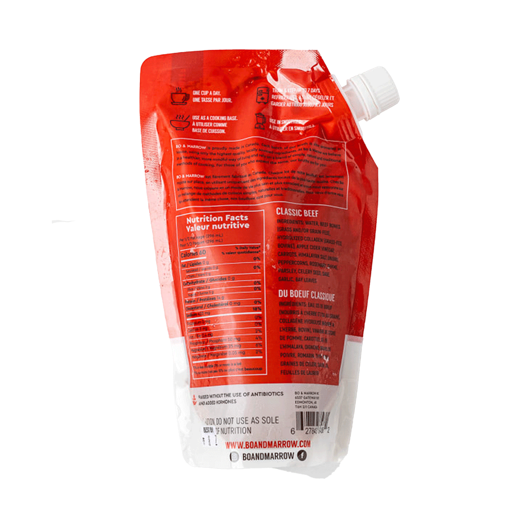 Bo & Marrow Classic Beef Bone Broth, 591ml