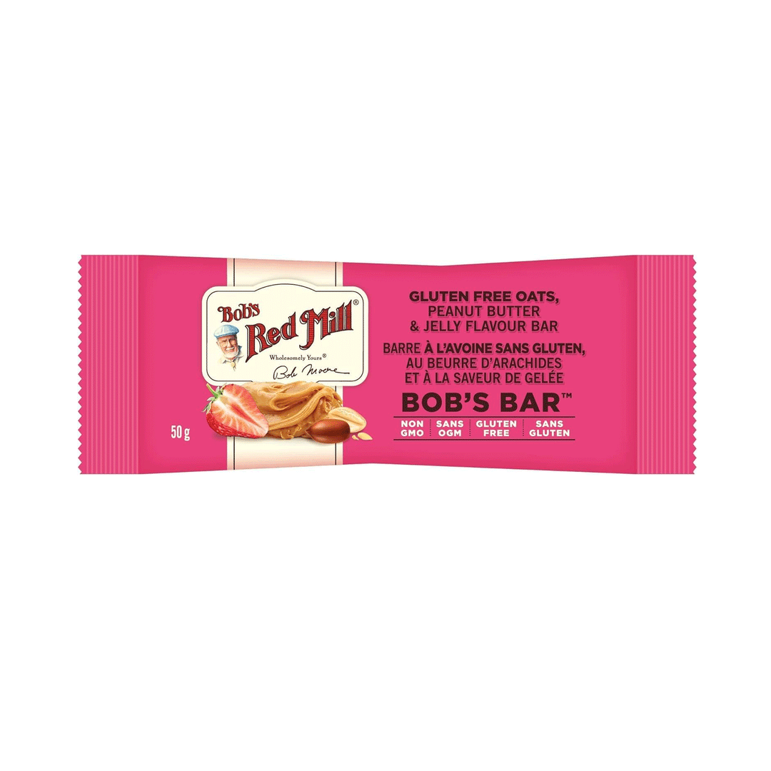 Bob's Red Mill Peanut Butter Jelly & Oats Bar, 12 Pack