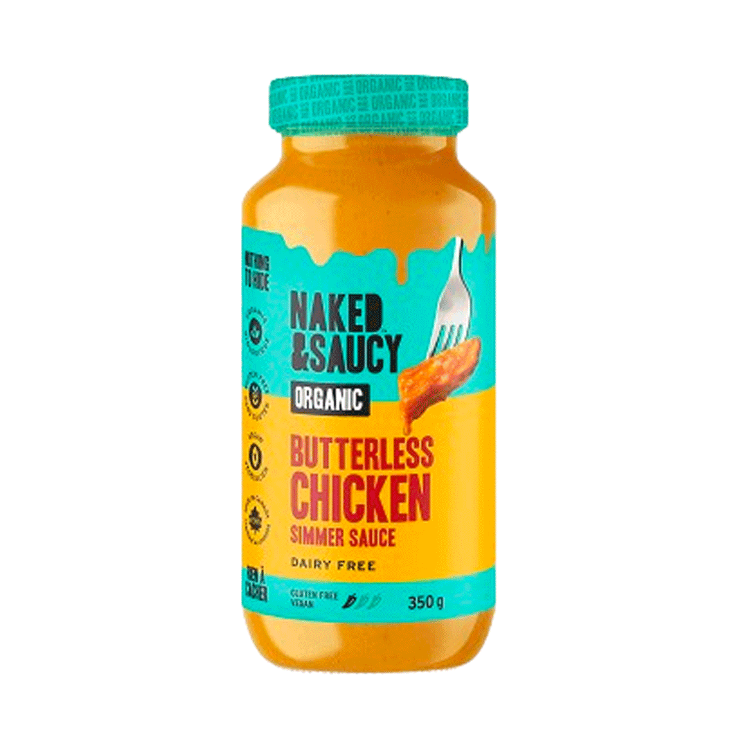 Naked & Saucy Organic Butterless Chicken Sauce, 350g